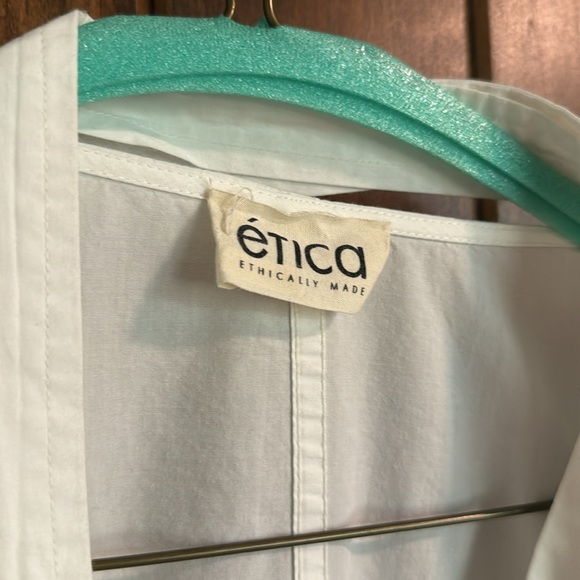 ETICA APRIL SURPLICE TOP CLOUD WHITE SIZE S - Picture 3 of 3